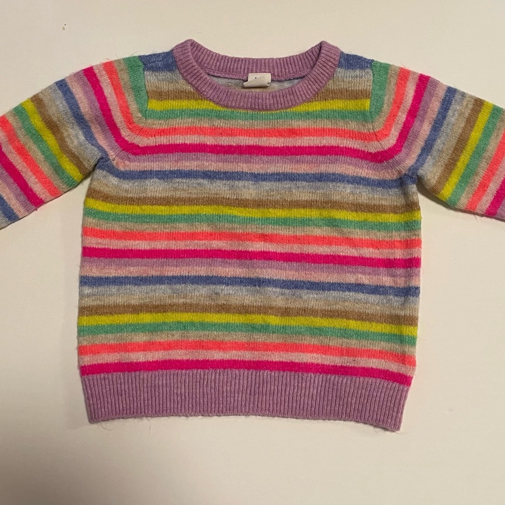 Baby Gap Multi-Striped Crewneck Sweater